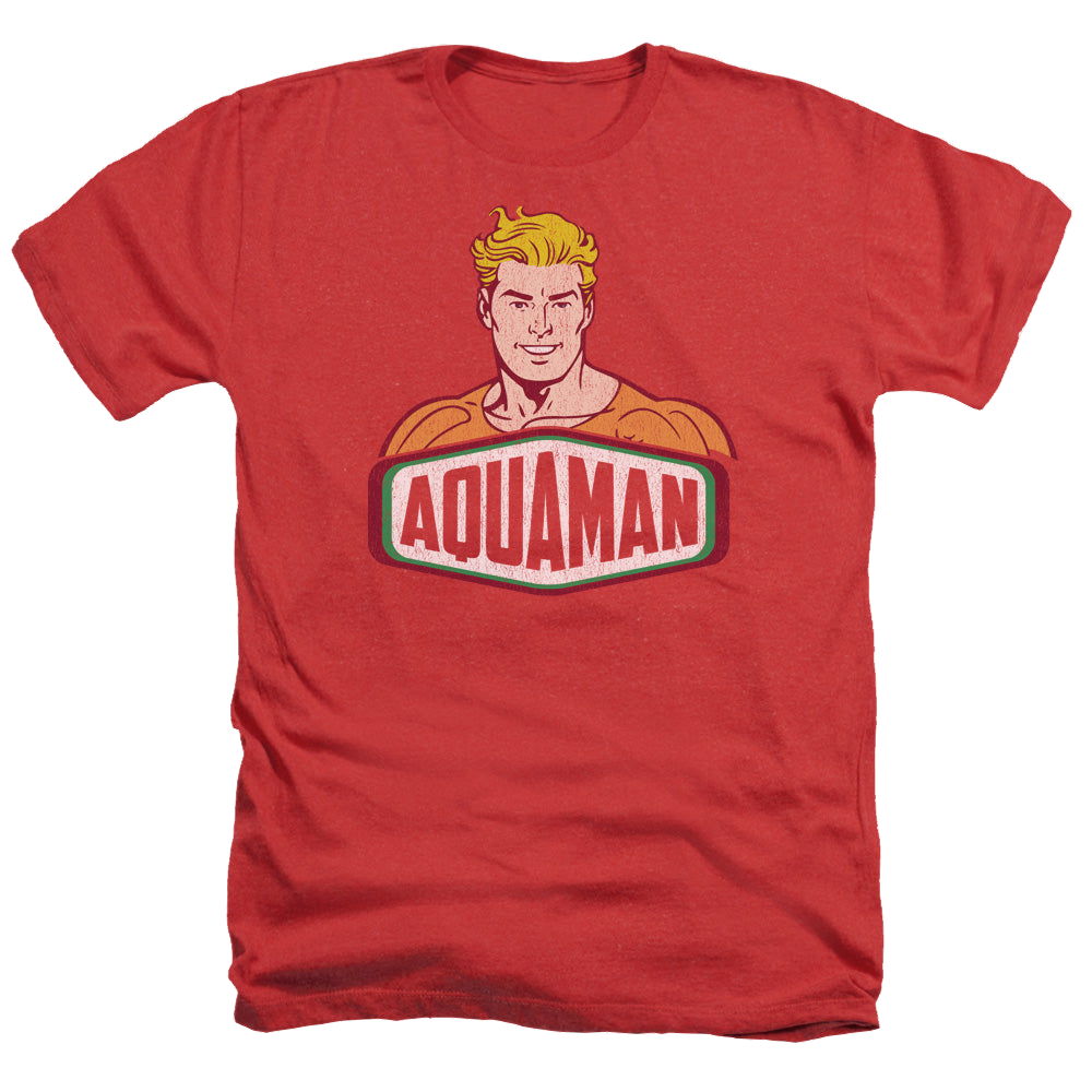 Aquaman Aquaman Sign - Men's Heather T-Shirt Men's Heather T-Shirt Aquaman