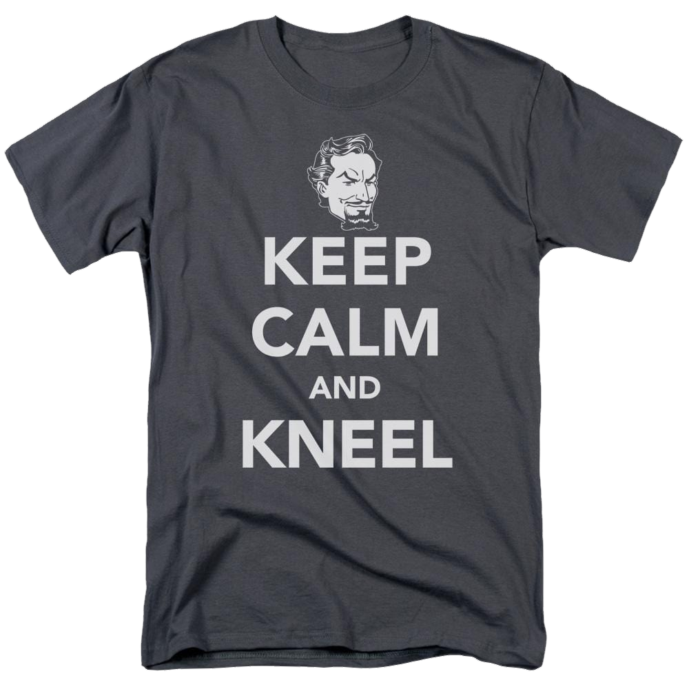 DC Comics Keep Calm And Kneel - Men's Regular Fit T-Shirt Men's Regular Fit T-Shirt DC Comics