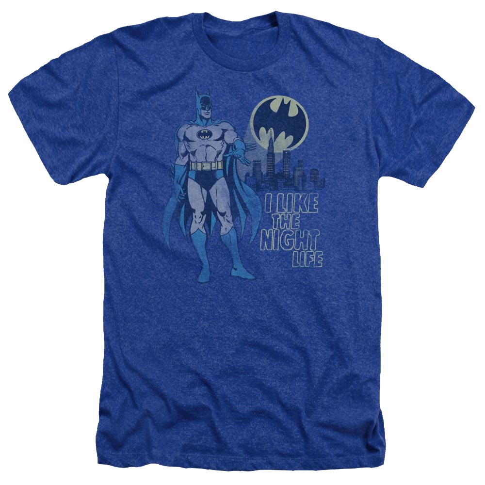 DC Comics Night Life - Men's Heather T-Shirt Men's Heather T-Shirt DC Comics