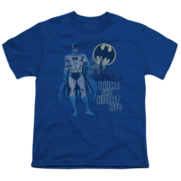 DC Batman Night Life - Youth T-Shirt Youth T-Shirt (Ages 8-12) Batman