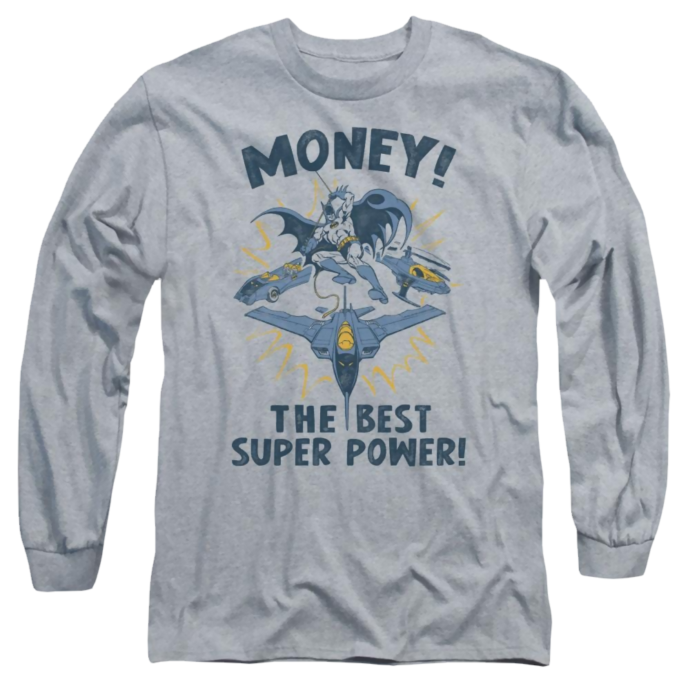 DC Comics Money - Men's Long Sleeve T-Shirt Men's Long Sleeve T-Shirt Batman