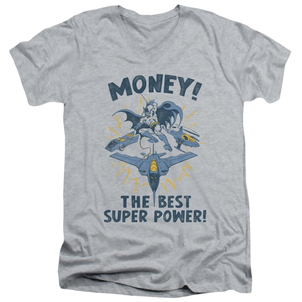 DC Comics Money - Men's V-Neck T-Shirt Men's V-Neck T-Shirt Batman