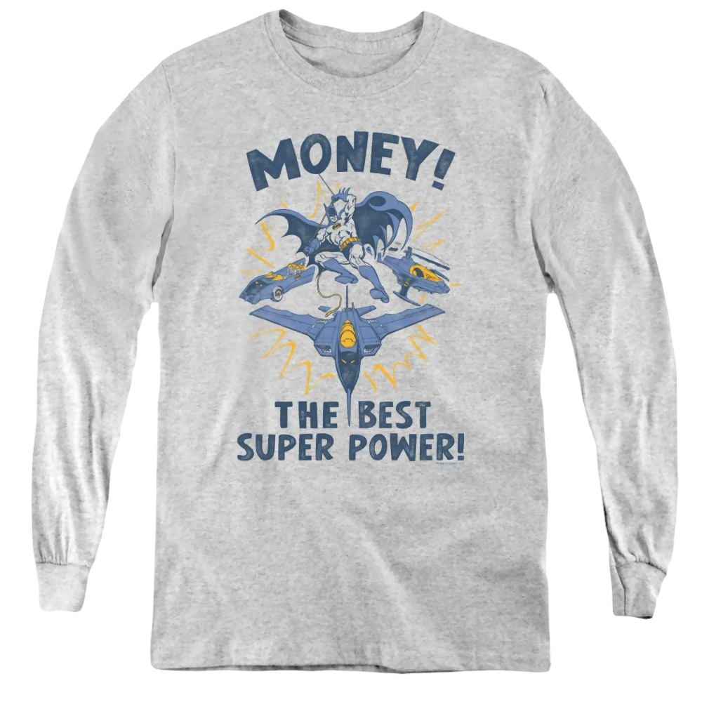 Dc Batman Money - Youth Long Sleeve T-Shirt Youth Long Sleeve T-Shirt Batman