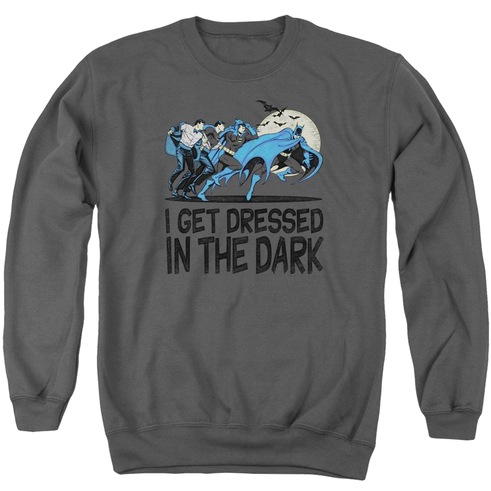 DC Comics Get Dressed - Men's Crewneck Sweatshirt Men's Crewneck Sweatshirt Batman