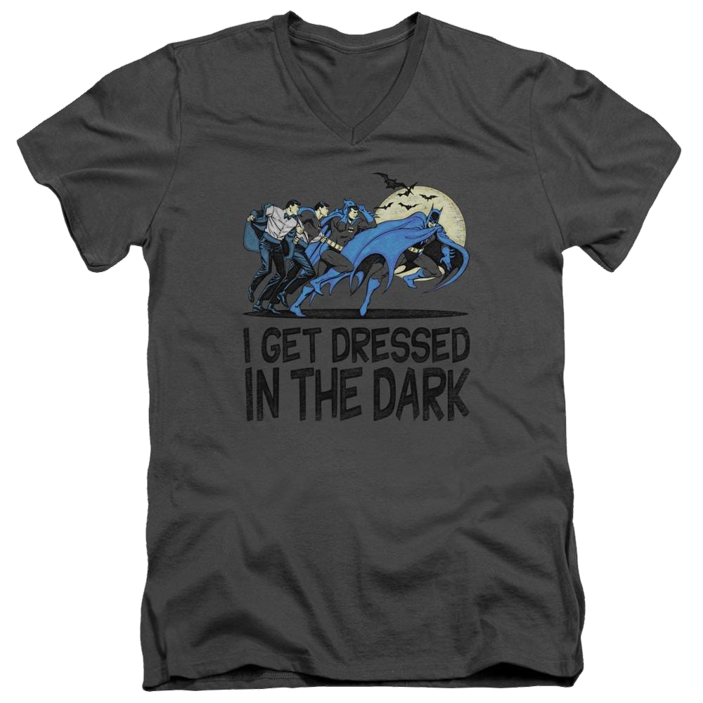 DC Comics Get Dressed - Men's V-Neck T-Shirt Men's V-Neck T-Shirt Batman