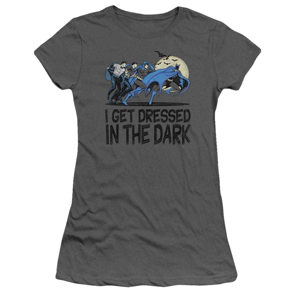 DC Comics Get Dressed - Juniors T-Shirt Juniors T-Shirt Batman