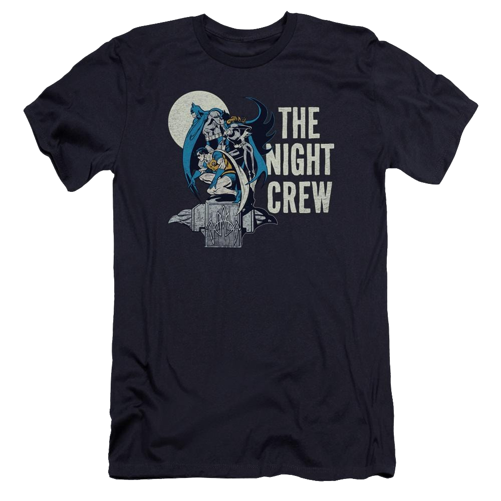 Dc Night Crew Premium Adult Slim Fit T-Shirt Men's Premium Slim Fit T-Shirt Batman