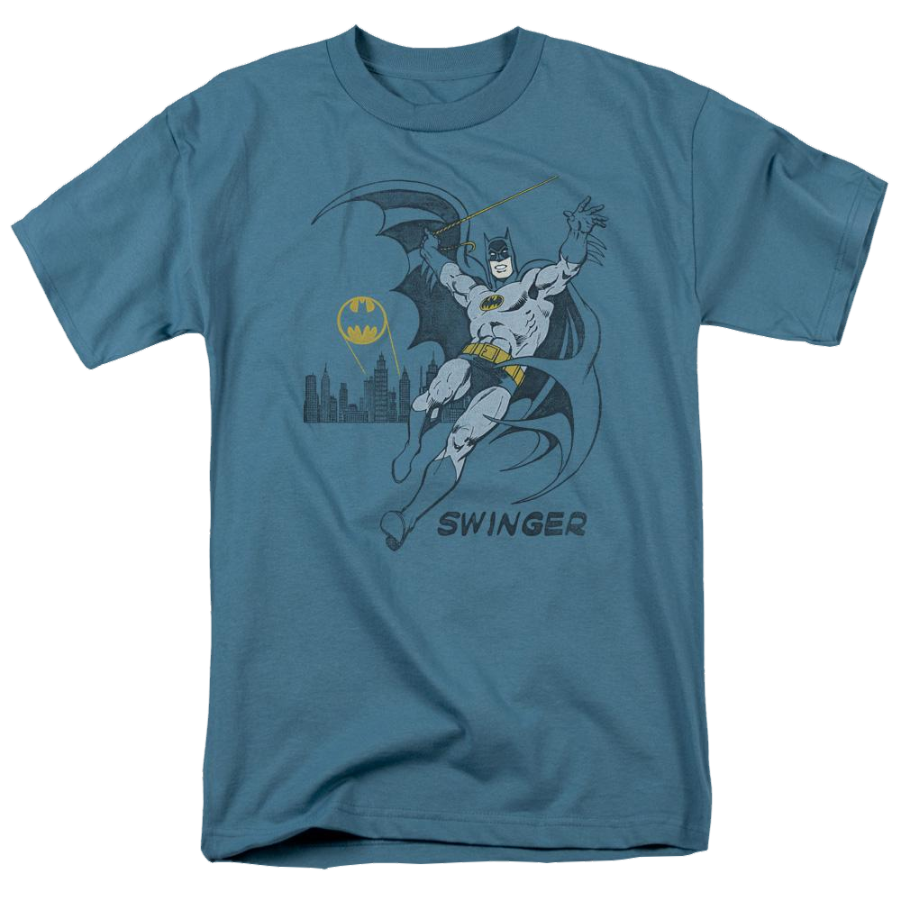 DC Comics Swinging - Men's Regular Fit T-Shirt Men's Regular Fit T-Shirt Batman