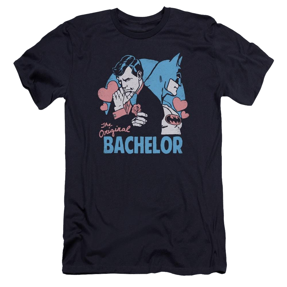 DC Comics Bachelor - Men's Premium Slim Fit T-Shirt Men's Premium Slim Fit T-Shirt Batman