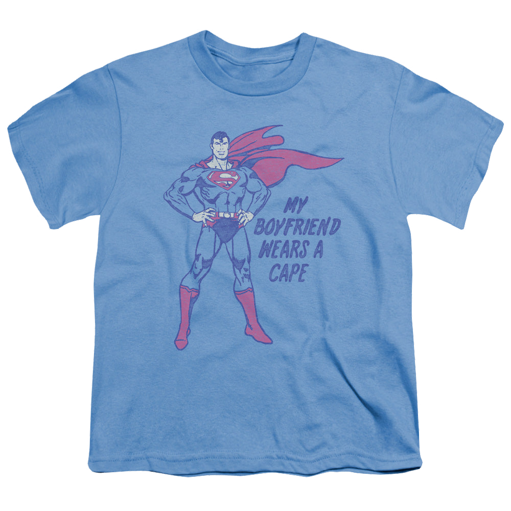 Superman Wears A Cape - Youth T-Shirt Youth T-Shirt (Ages 8-12) Superman