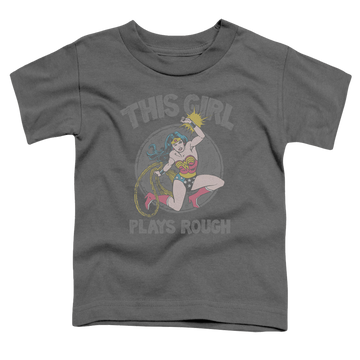 Wonder Woman Plays Rough - Toddler T-Shirt Toddler T-Shirt Wonder Woman