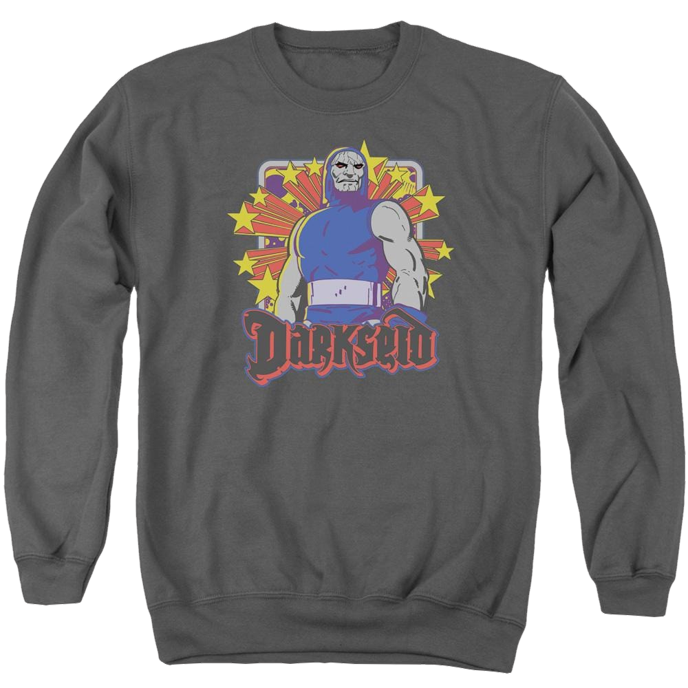 DC Comics Darkseid Stars - Men's Crewneck Sweatshirt Men's Crewneck Sweatshirt DC Comics
