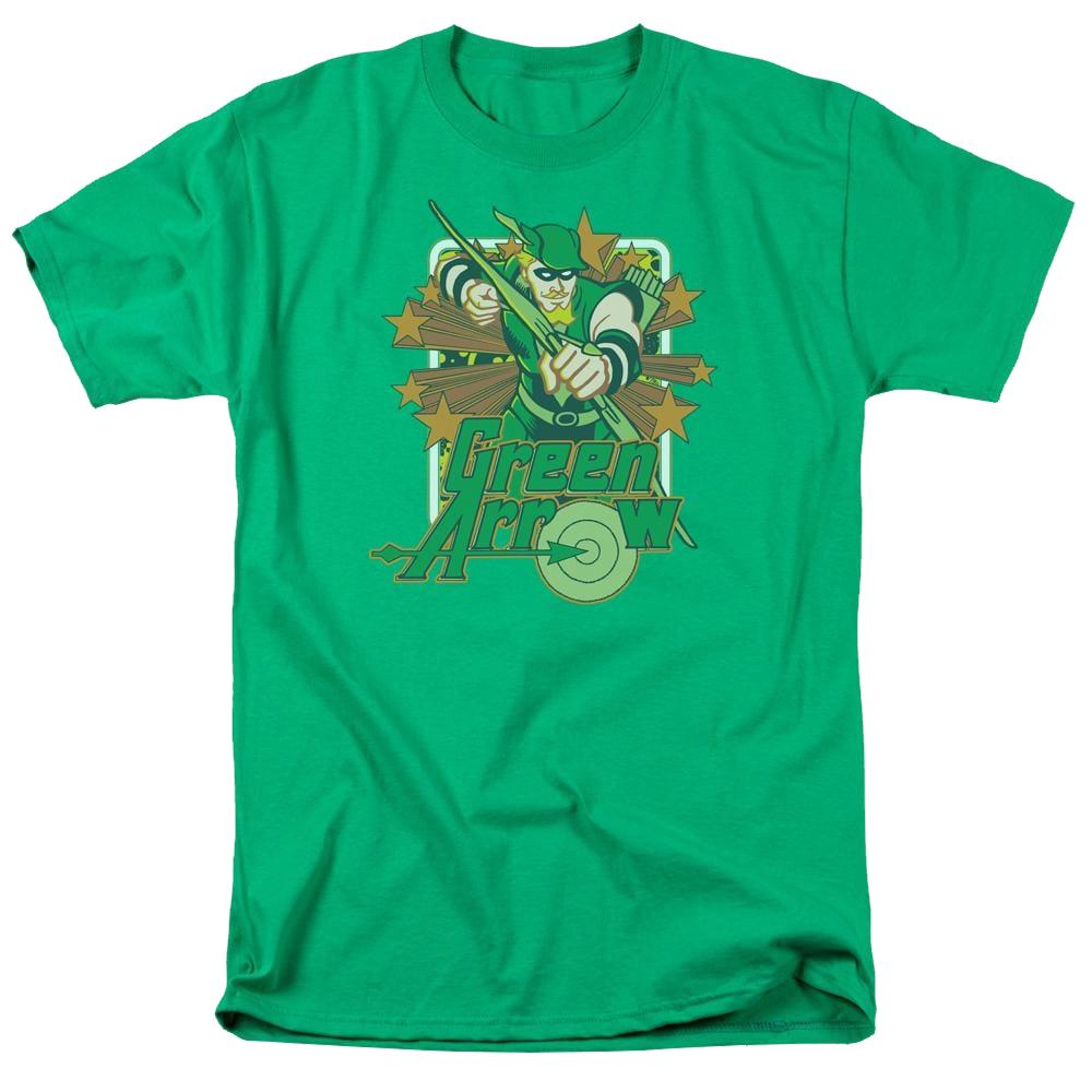 DC Comics Green Arrow Stars - Men's Regular Fit T-Shirt Men's Regular Fit T-Shirt Green Arrow