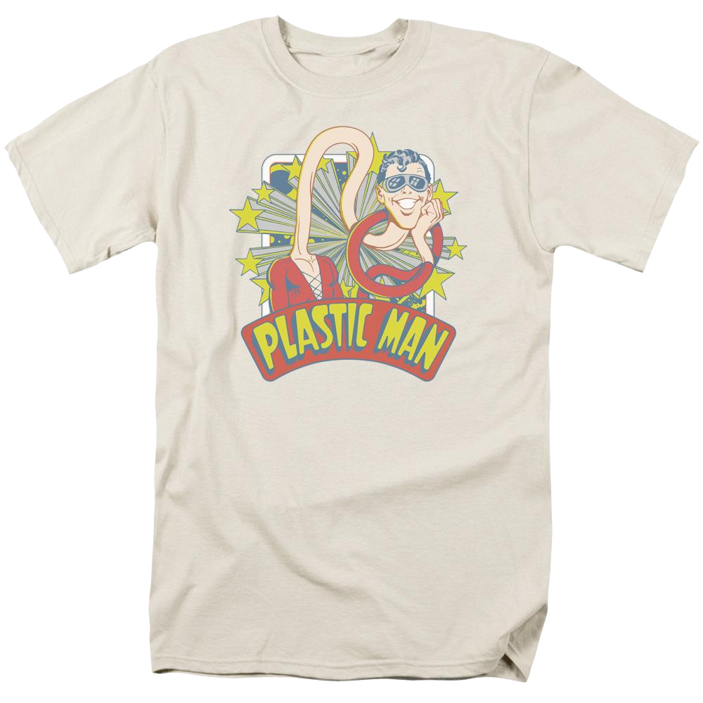 DC Comics Plastic Man Stars - Men's Regular Fit T-Shirt Men's Regular Fit T-Shirt DC Comics