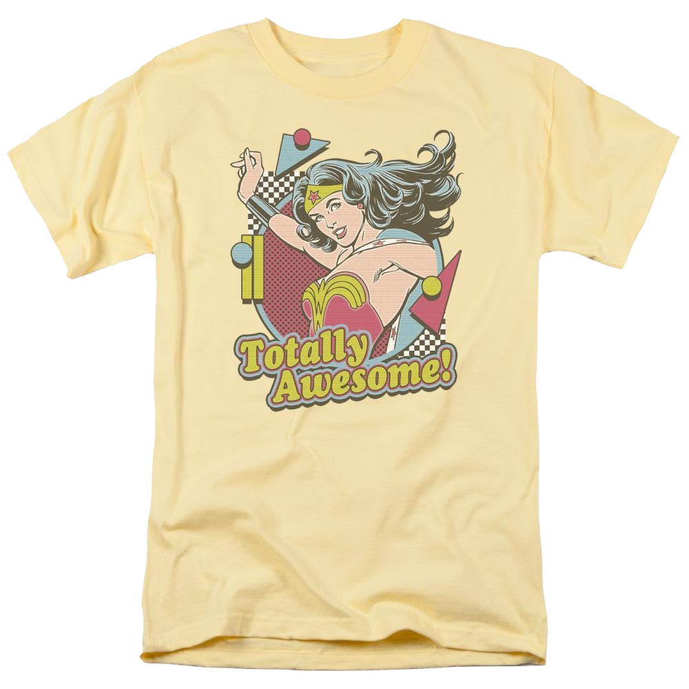 DC Comics Totally Awesome - Men's Regular Fit T-Shirt Men's Regular Fit T-Shirt Wonder Woman