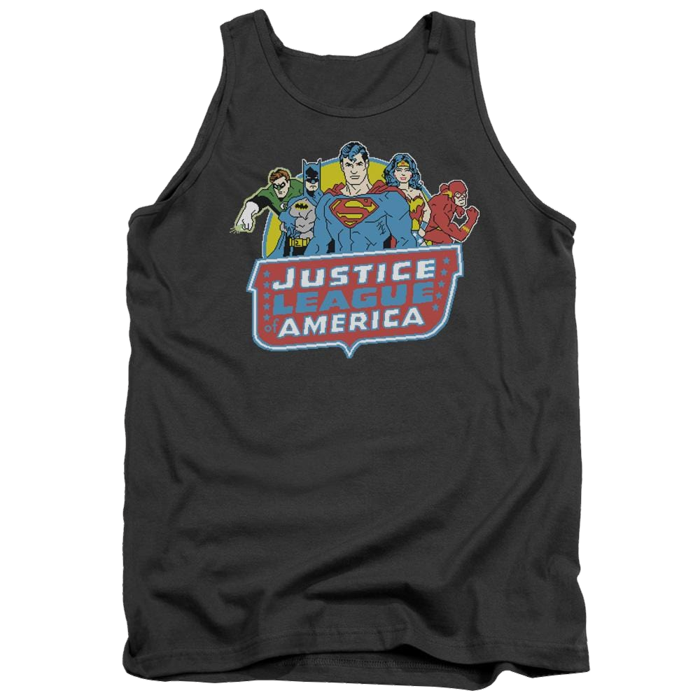 DC Comics 8 Bit League Men's Tank Men's Tank Justice League