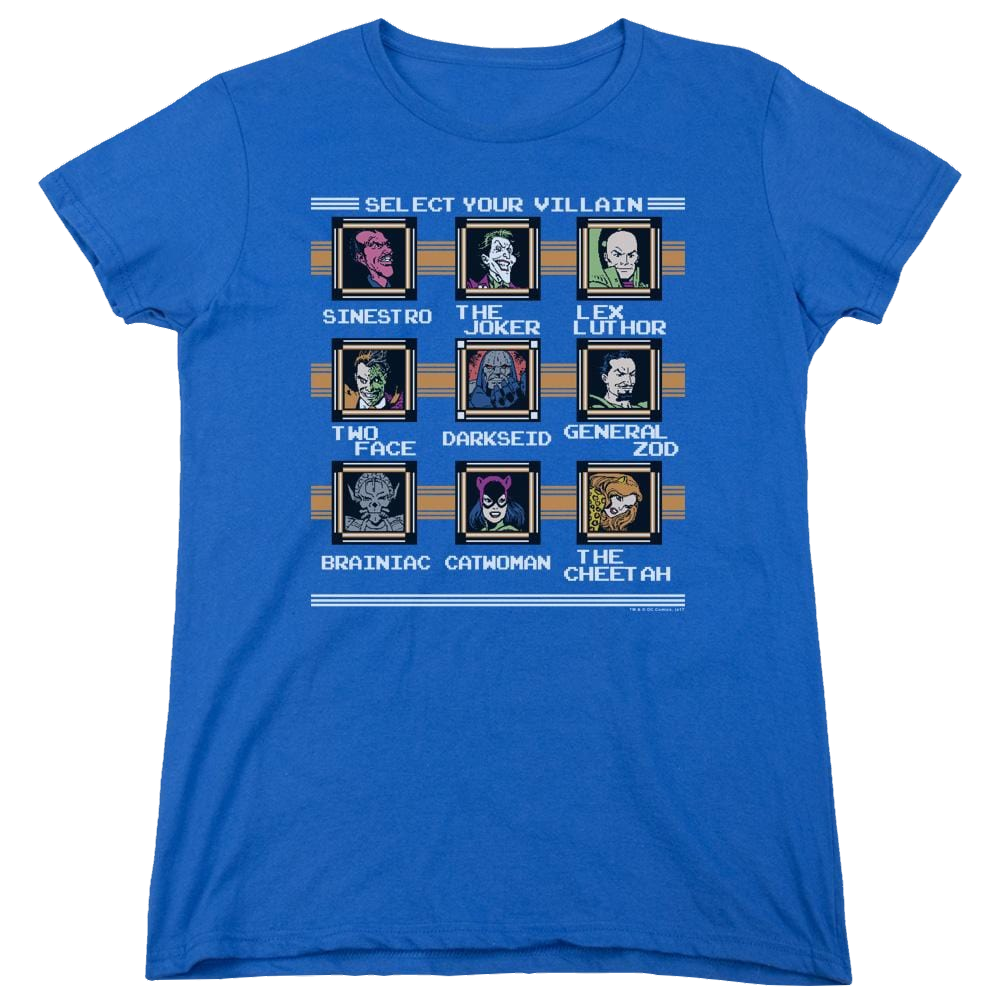DC Comics Stage Select - Women's T-Shirt Women's T-Shirt Justice League