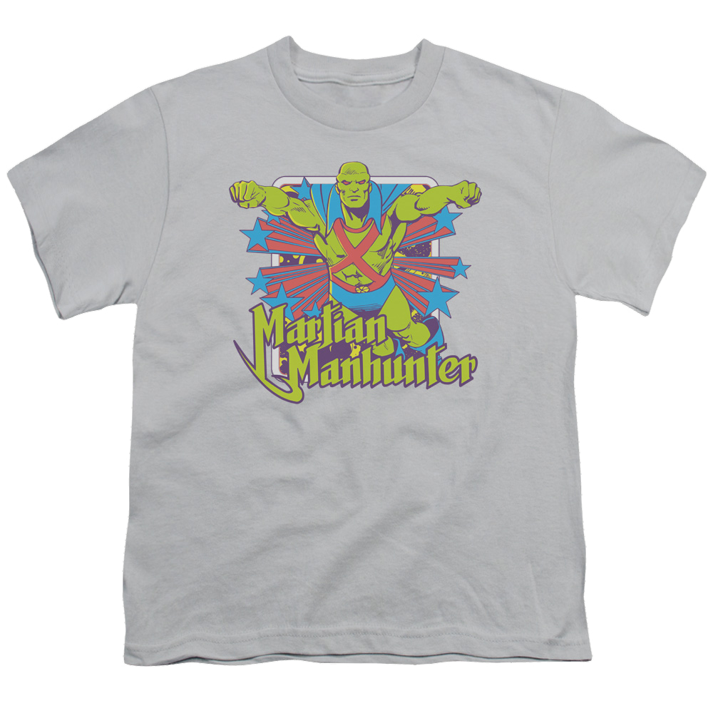Martian Manhunter Manhunter Stars - Youth T-Shirt Youth T-Shirt (Ages 8-12) Martian Manhunter