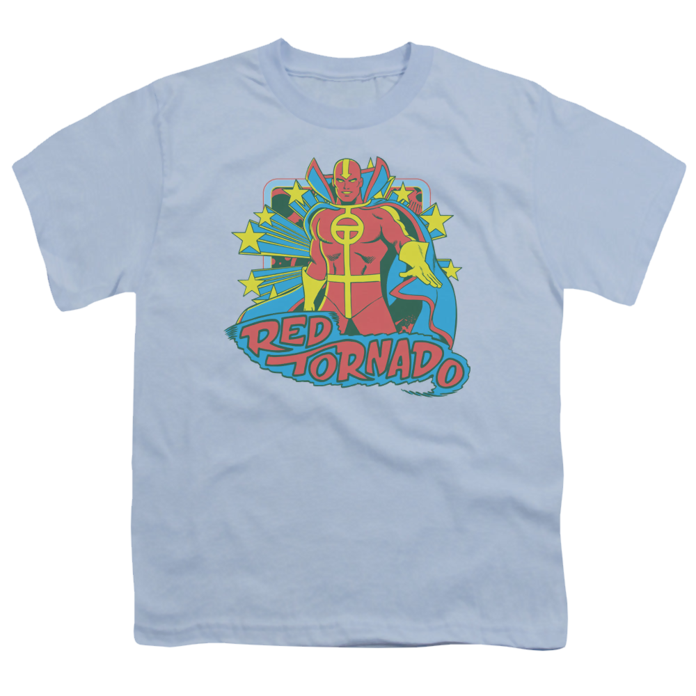 More DC Characters Red Tornado Stars - Youth T-Shirt Youth T-Shirt (Ages 8-12) DC Comics