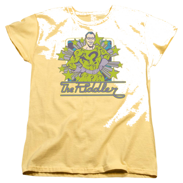 Banana women's t-shirt with DC Comics Riddler Stars graphic