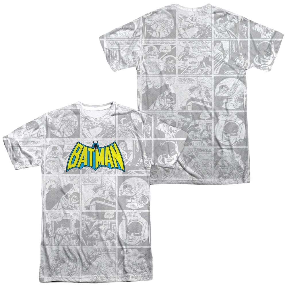 DC Comics Vintage Bat Strip Men's All Over Print T-Shirt Men's All-Over Print T-Shirt Batman