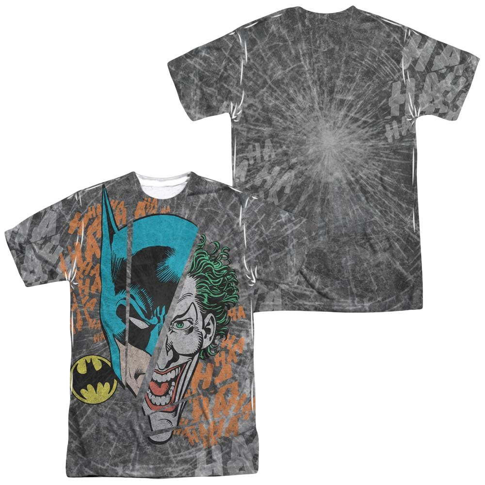 DC Comics Broken Visage Men's All Over Print T-Shirt Men's All-Over Print T-Shirt Batman