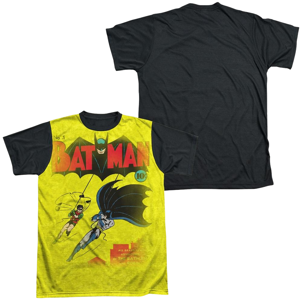 DC Comics Batman Number One - Men's Black Back T-Shirt Men's Black Back T-Shirt Batman