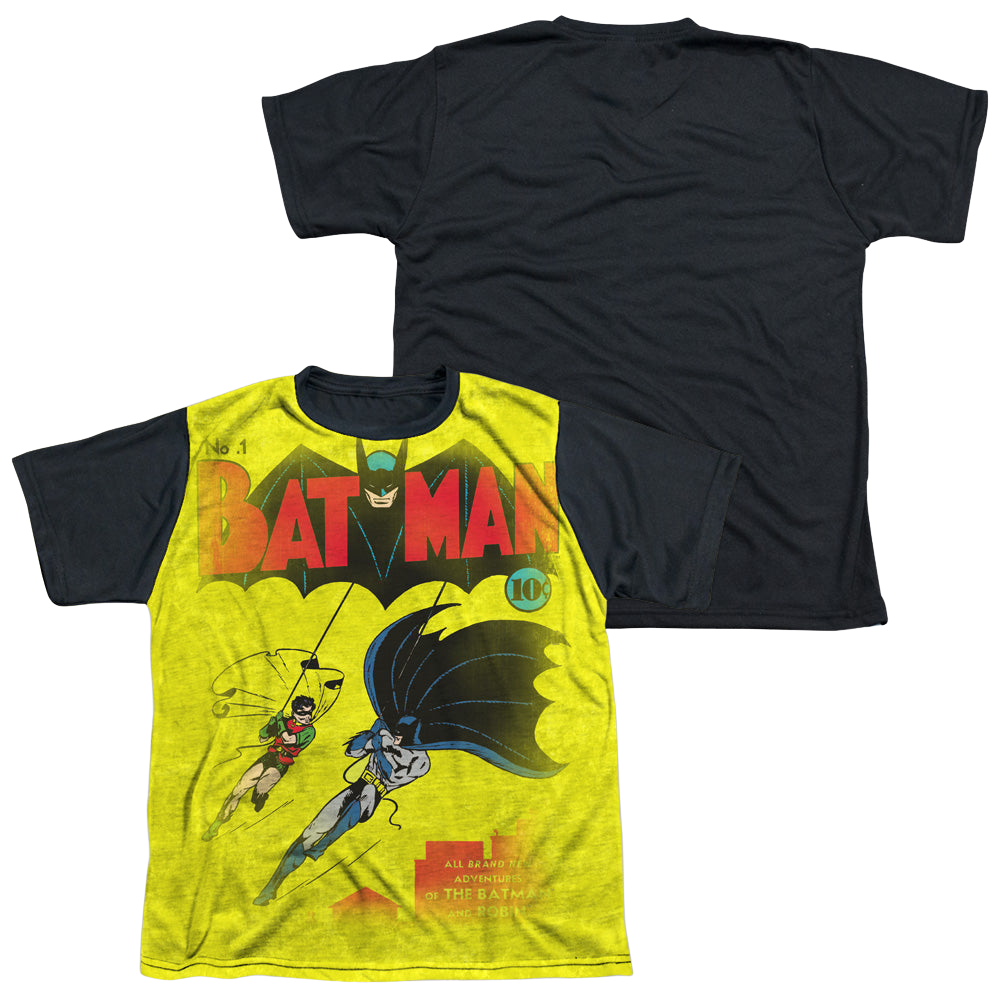 DC Batman Batman Number One - Youth Black Back T-Shirt Youth Black Back T-Shirt (Ages 8-12) Batman
