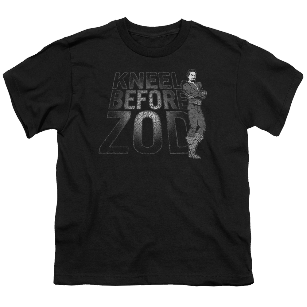 Superman Kneel Zod - Youth T-Shirt Youth T-Shirt (Ages 8-12) Superman
