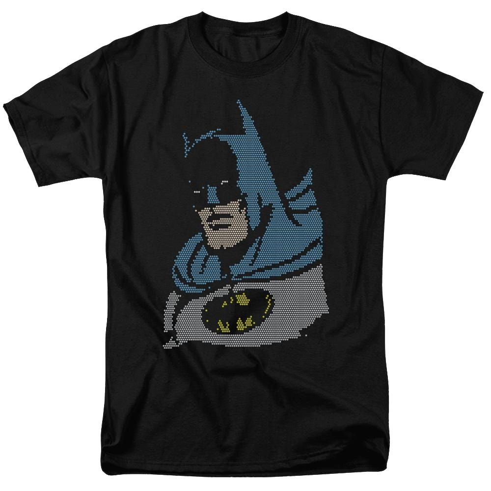 DC Comics Lite Brite Batman - Men's Regular Fit T-Shirt Men's Regular Fit T-Shirt Batman