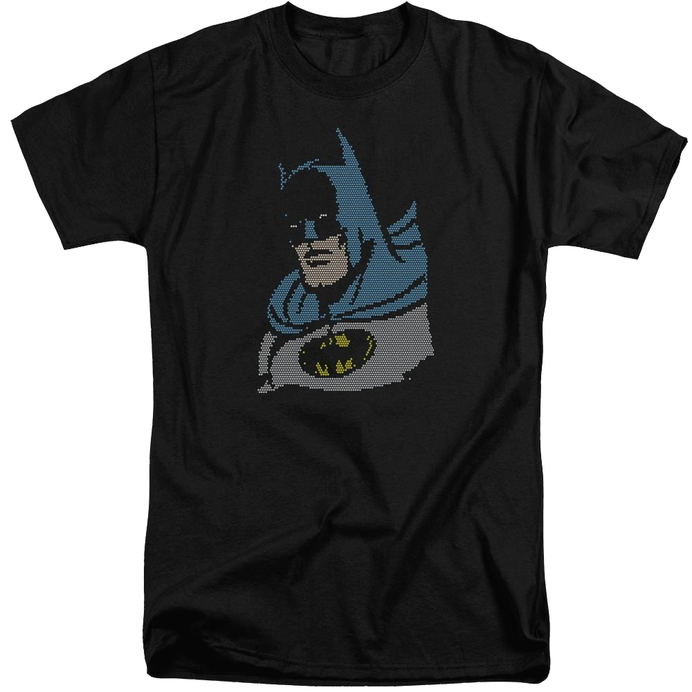 DC Comics Lite Brite Batman - Men's Tall Fit T-Shirt Men's Tall Fit T-Shirt Batman