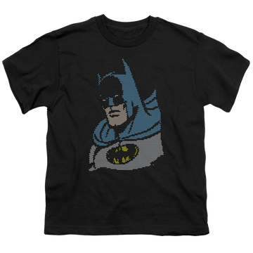 DC Batman Lite Brite Batman - Youth T-Shirt Youth T-Shirt (Ages 8-12) Batman
