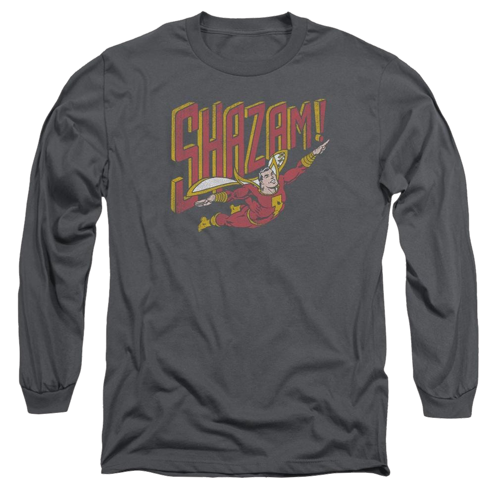 DC Comics Retro Marvel - Men's Long Sleeve T-Shirt Men's Long Sleeve T-Shirt Shazam