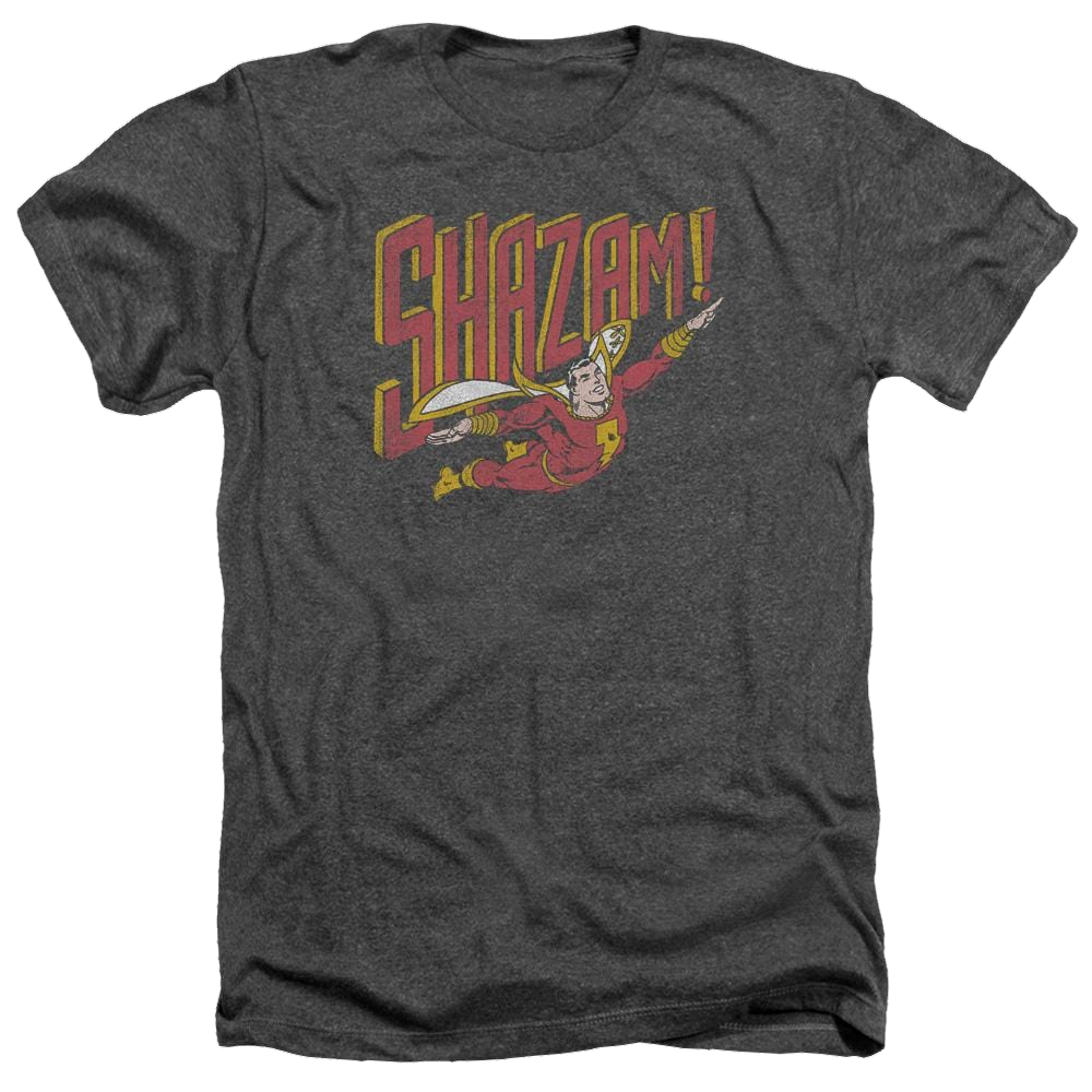 DC Comics Retro Marvel - Men's Heather T-Shirt Men's Heather T-Shirt Shazam