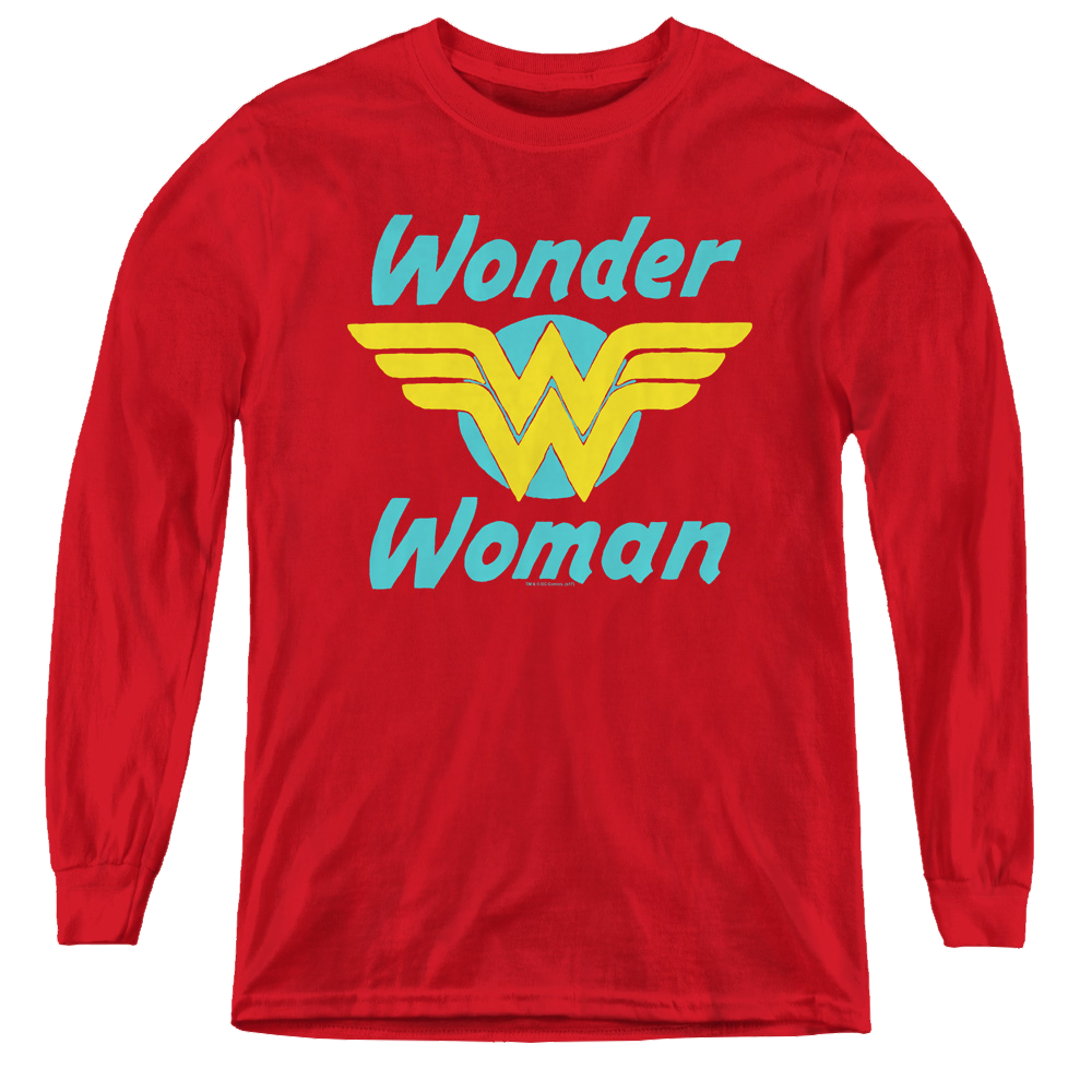 Wonder Woman Wonder Wings - Youth Long Sleeve T-Shirt Youth Long Sleeve T-Shirt Wonder Woman