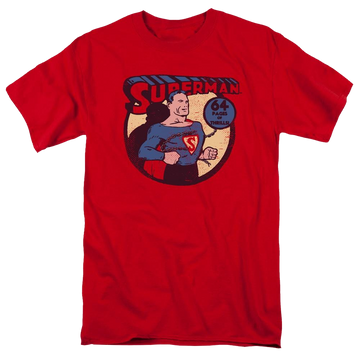 DC Comics Superman 64 - Men's Regular Fit T-Shirt Men's Regular Fit T-Shirt Superman