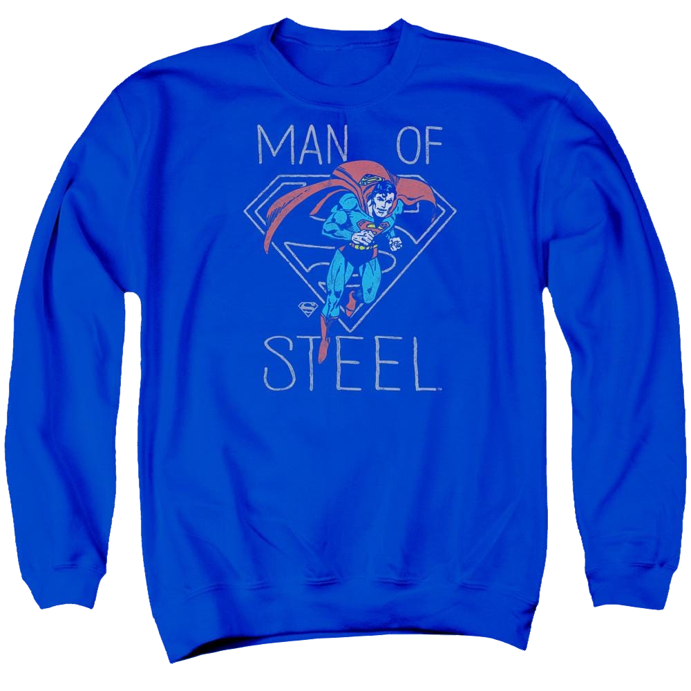 DC Comics Hardened Heart - Men's Crewneck Sweatshirt Men's Crewneck Sweatshirt Superman