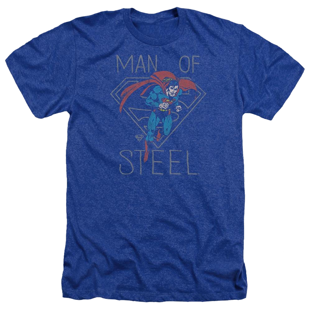 DC Comics Hardened Heart - Men's Heather T-Shirt Men's Heather T-Shirt Superman