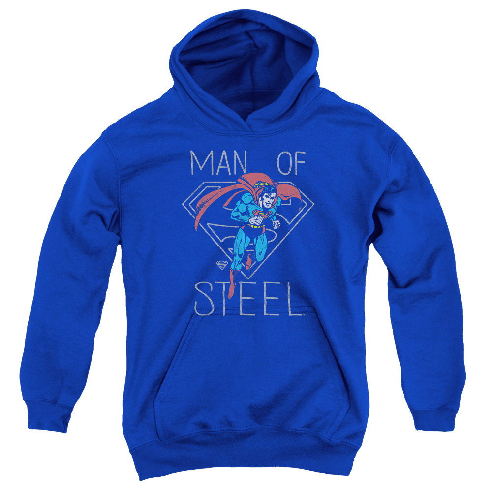Superman Hardened Heart - Youth Hoodie Youth Hoodie (Ages 8-12) Superman