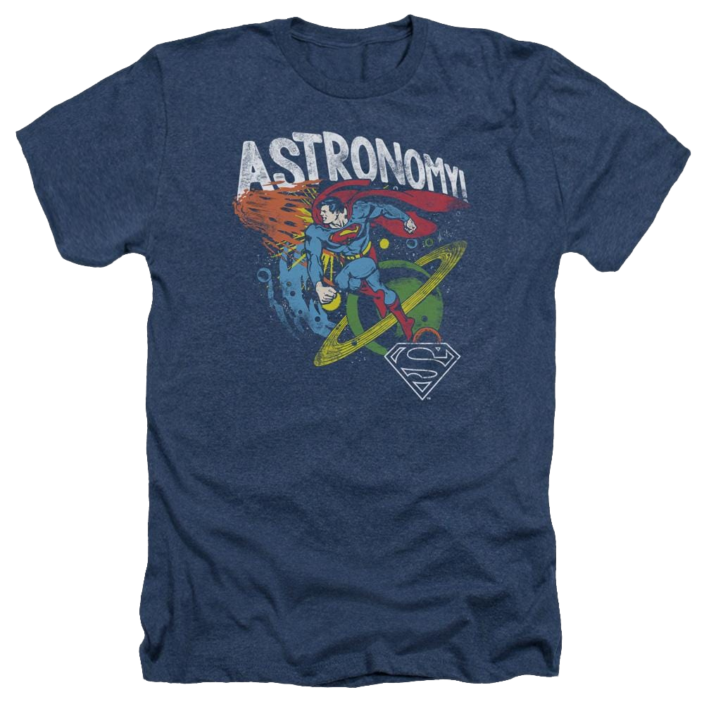 DC Comics Astronomy - Men's Heather T-Shirt Men's Heather T-Shirt Superman