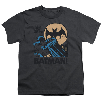 DC Batman Dc Look Out - Youth T-Shirt Youth T-Shirt (Ages 8-12) Batman