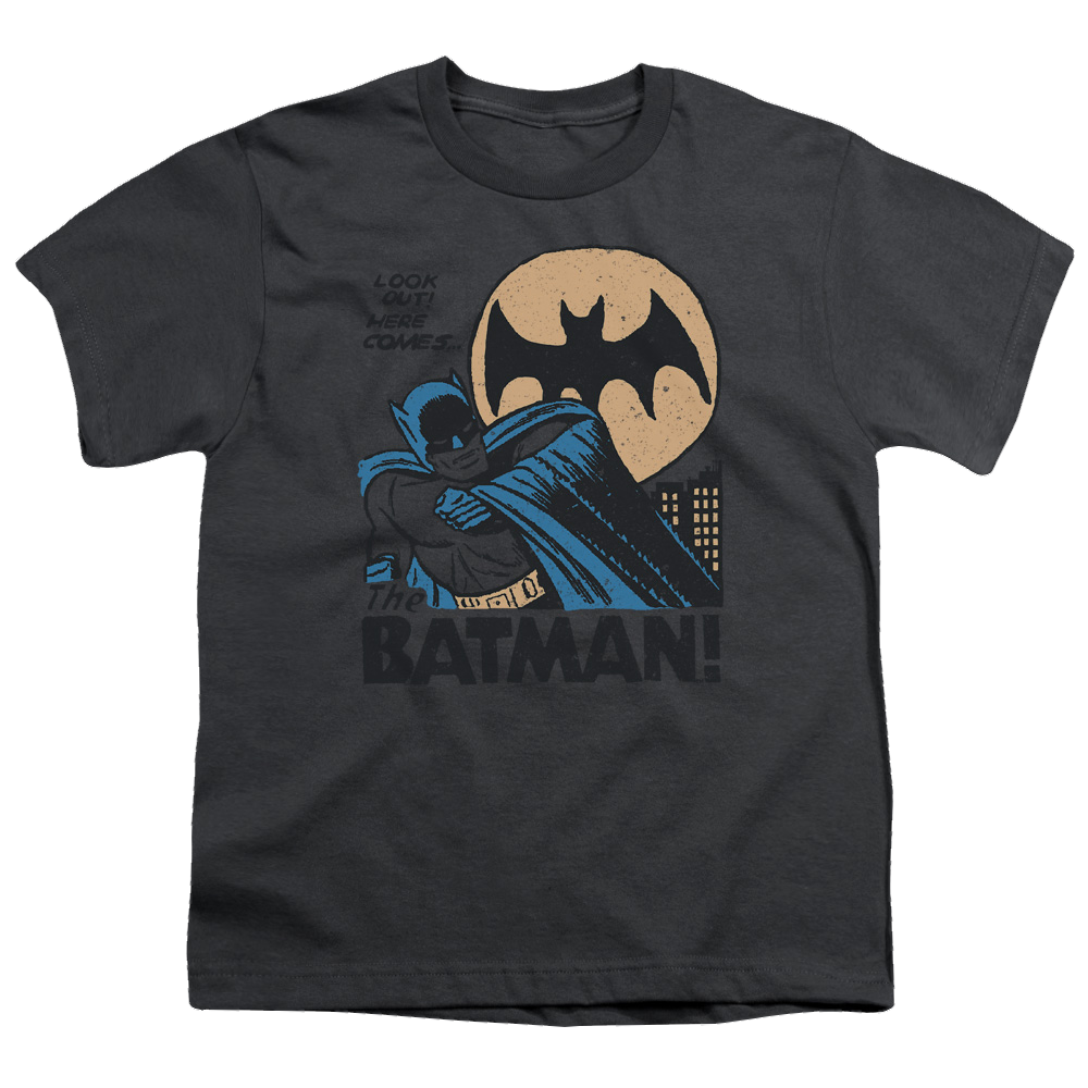 DC Batman Dc Look Out - Youth T-Shirt Youth T-Shirt (Ages 8-12) Batman