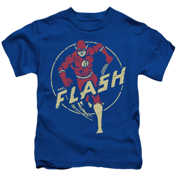 Royal kid's t-shirt for ages 4 to 7 with Flash Comics graphic