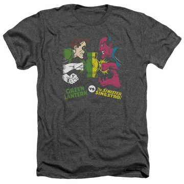 DC Comics Gl Vs Sinestro - Men's Heather T-Shirt Men's Heather T-Shirt DC Comics