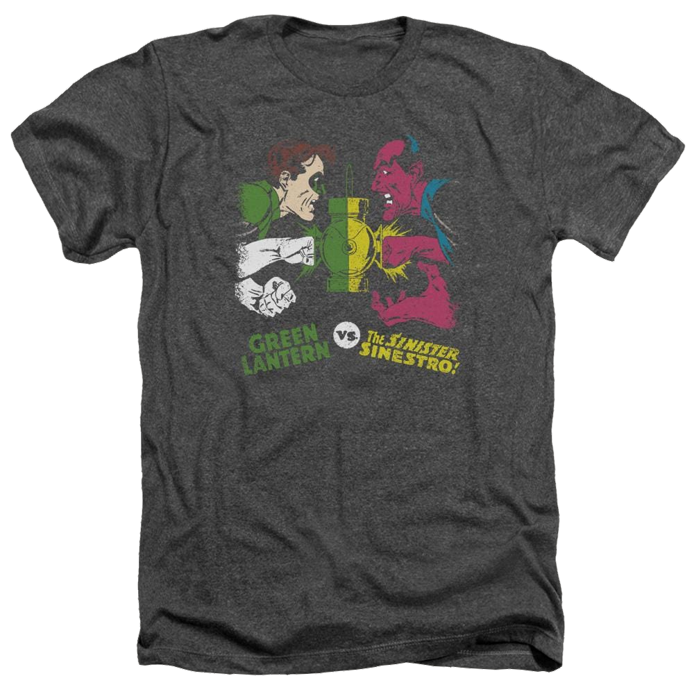 DC Comics Gl Vs Sinestro - Men's Heather T-Shirt Men's Heather T-Shirt DC Comics