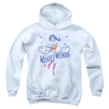 Wonder Woman Wonder Stars - Youth Hoodie Youth Hoodie (Ages 8-12) Wonder Woman