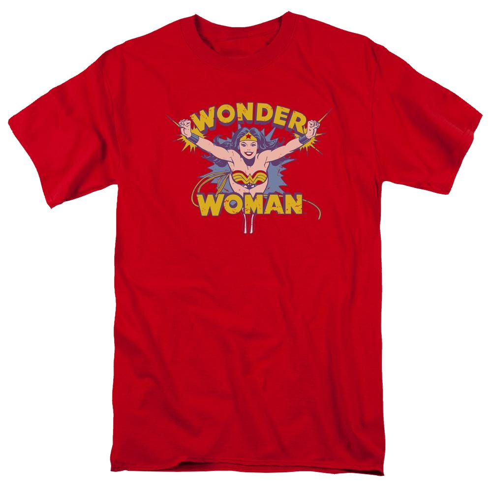 DC Comics Flying Through - Men's Regular Fit T-Shirt Men's Regular Fit T-Shirt Wonder Woman