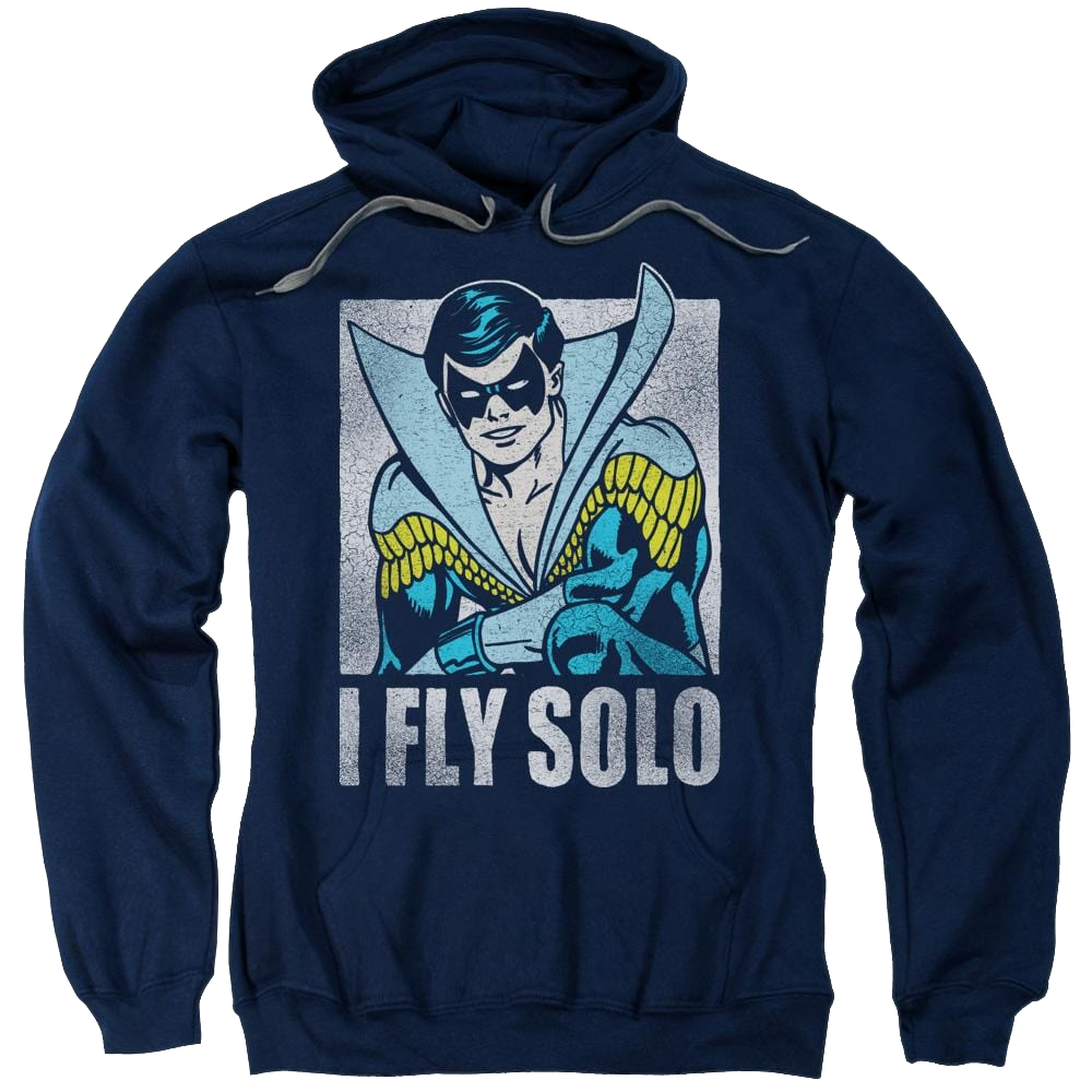 DC Comics Fly Solo - Pullover Hoodie Pullover Hoodie Nightwing