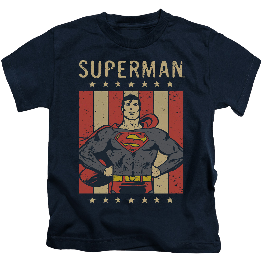 Superman Retro Liberty - Kid's T-Shirt Kid's T-Shirt (Ages 4-7) Superman