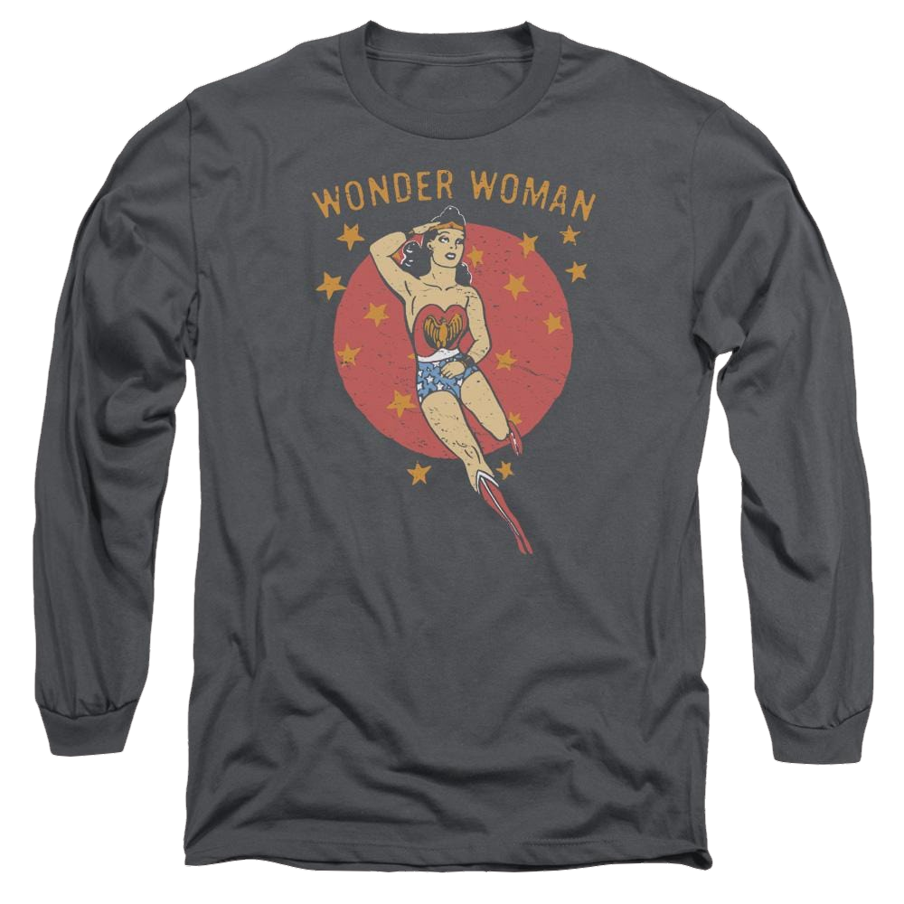 DC Comics Wonder Circle - Men's Long Sleeve T-Shirt Men's Long Sleeve T-Shirt Wonder Woman